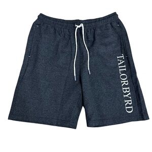 Tailorbyrd Men’s Logo Loungwear Shorts Dark Gray Size Medium NEW WITH TAGS